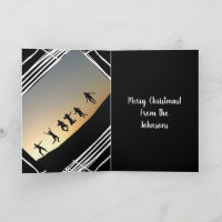 Modelo de Foto Moderno - Natal Preto e Branco