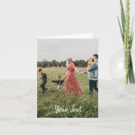 Modelo de Foto Personalizada e Texto Personalizado