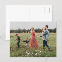 Modelo de Foto Personalizada e Texto Personalizado