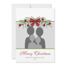 Modelo de Foto Personalizado Com Grinalda de Natal