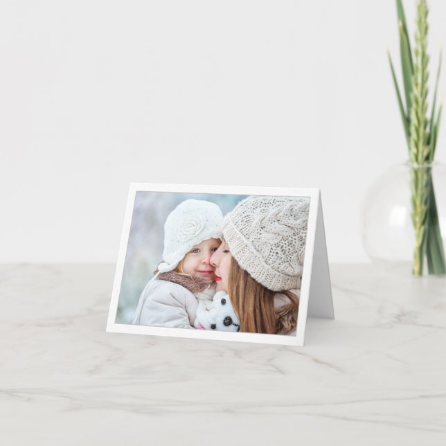 Modelo de Foto Personalizado Simples e Elegante (Frente)