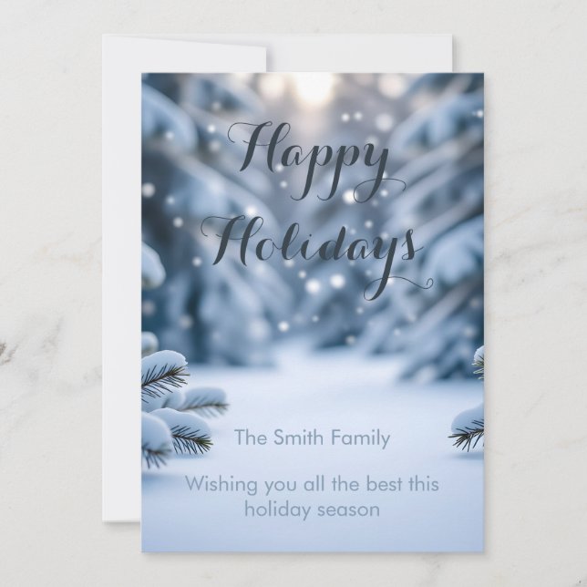 Modelo de Foto Personalizável DIY Bokeh de Neve Li (Frente)