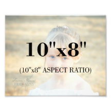 Modelo de Foto Profissional 10 x 8 Proporção
