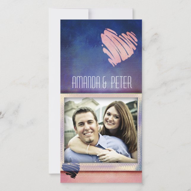 Modelo de fotografia colorido do Dia de os namorad (Frente)