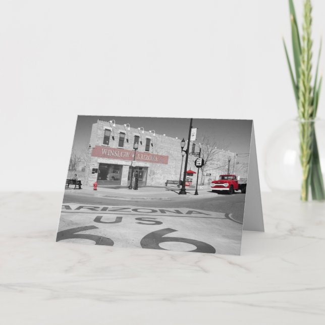 Modelo de Fotografia de Arizona Winslow Preta e Br (Frente)