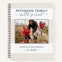 Modelo de Fotografia do Diário de Bullet da Famíli