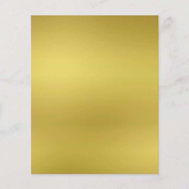 Modelo de Fundo Dourado Personalizado (Frente)