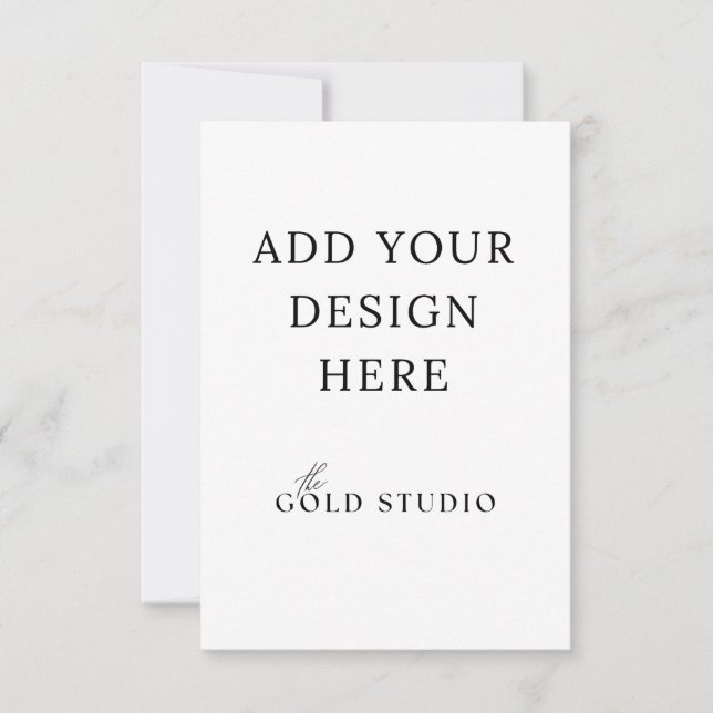 Modelo de gabinete ou placa de resposta (3,5 x 5 p (Frente)