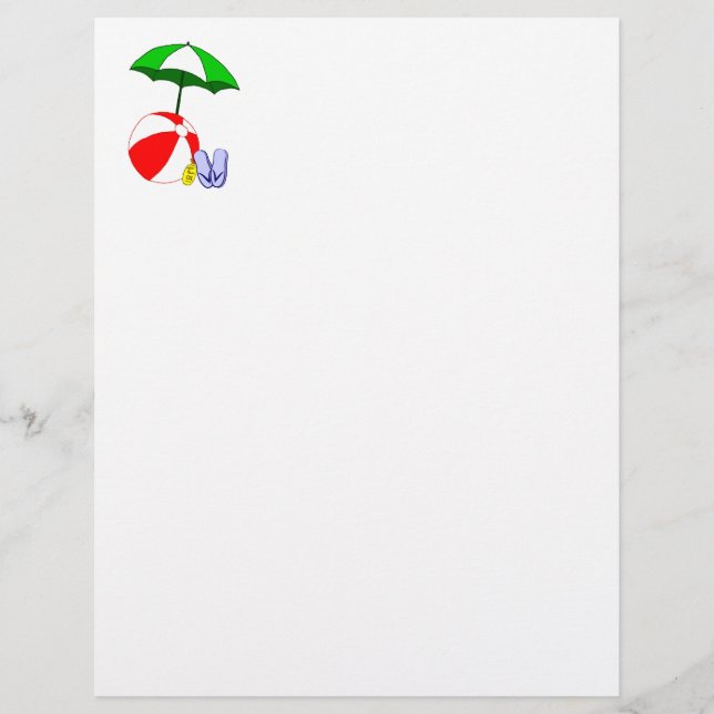 Modelo de guarda-chuva da Piscina de Bola de Praia (Frente)