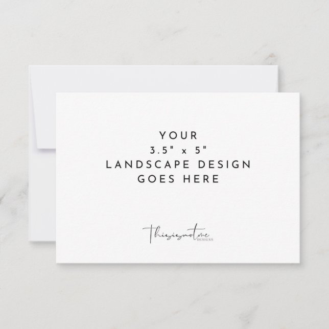 Modelo de Impressão de Cartão de Resposta de 8,9x1 (Frente)