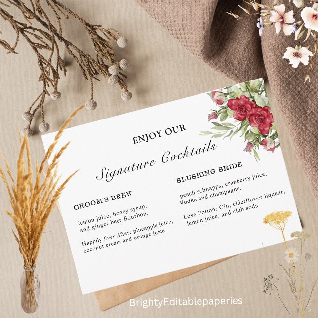 Modelo de Letreiro de Bebidas de Assinatura (Criador carregado)