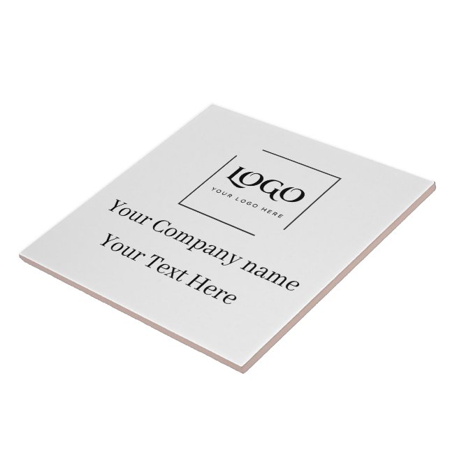 Modelo de logotipo personalizado elegante (Lateral)