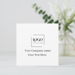 Modelo de logotipo personalizado elegante
