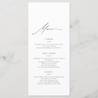 Modelo de menu