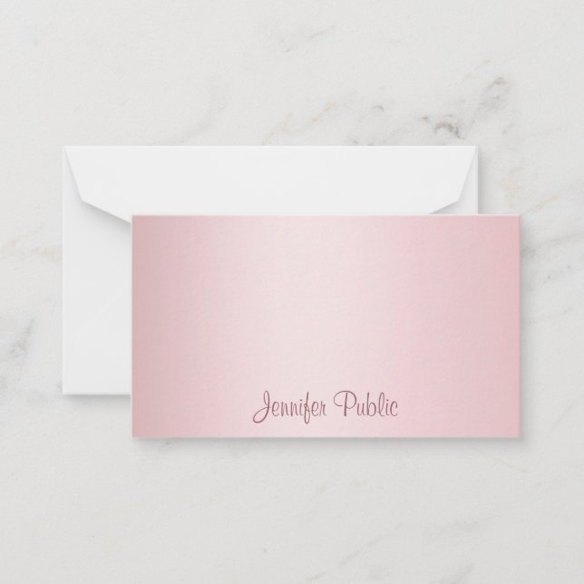 Modelo de Monograma de Script Calligrafado Dourado (Frente)