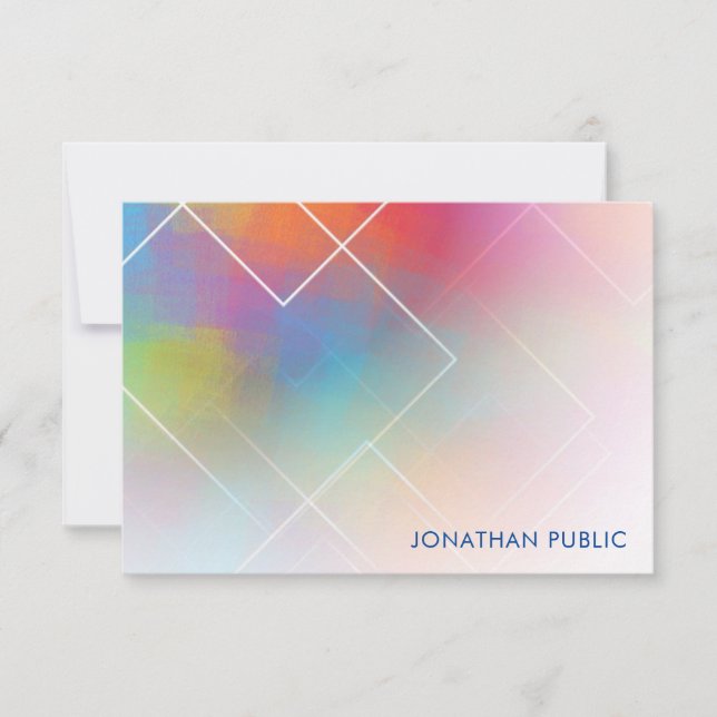 Modelo de Monograma de Script de Caligrafia de Ten (Frente)