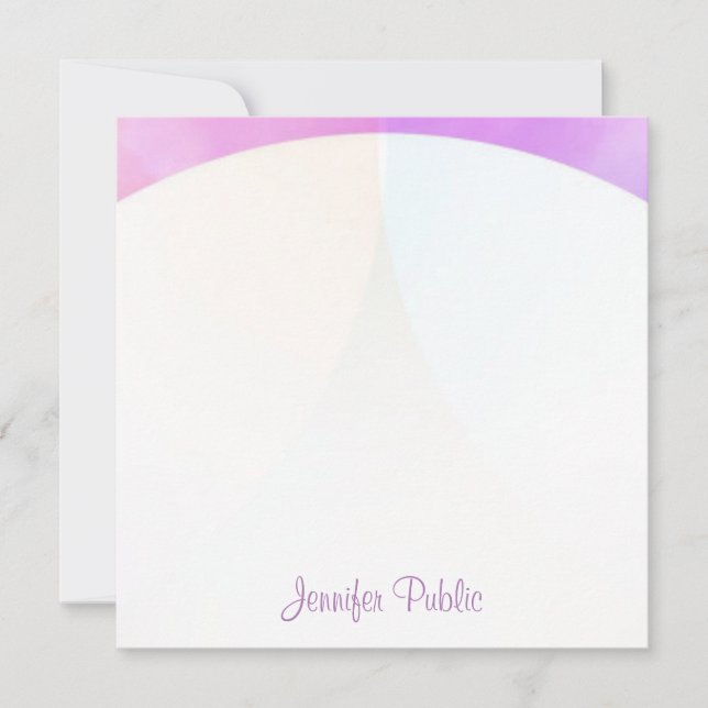 Modelo de Monograma de Script de Nome de Caligrafi (Frente)