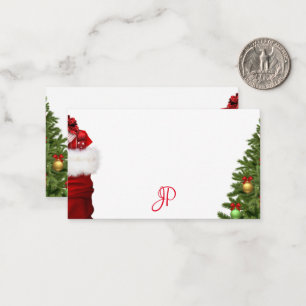 Modelo de Monograma em Letra Caligrafada de Natal
