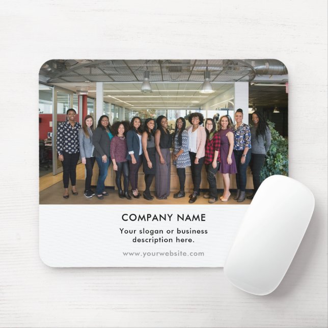 Modelo de Mouse Pad de Foto Profissional Simples (Com mouse)