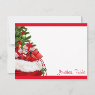 Modelo de Natal com Monograma Personalizado
