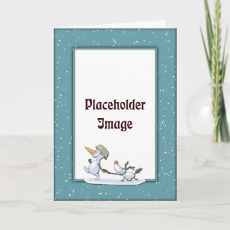 Modelo de Natal com Snowman