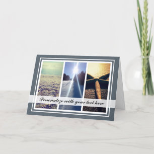 Modelo de Natal para colagem de fotos triptych 3 p