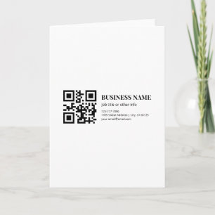 Modelo de Nome de Negócios de Código QR Personaliz