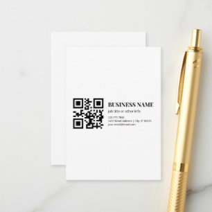 Modelo de Nome de Negócios de Código QR Personaliz