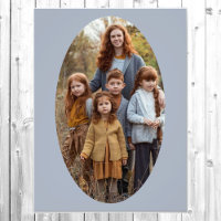 Modelo de Oval do Alargamento de Fotografia Pronta