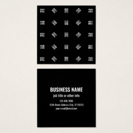 Modelo de padrão de logotipo moderno exclusivo | B