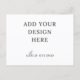 Modelo de Paisagem de Convite de Cartão-Postal