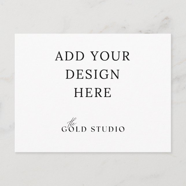 Modelo de Paisagem de Convite de Cartão-Postal (Frente)