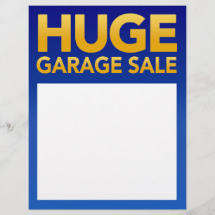 Modelo de Panfleto de "Grande Liquidação de Garage