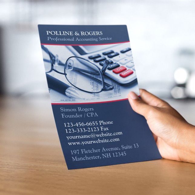 Modelo de Panfleto de Serviços de Contador Profiss (Criador carregado)