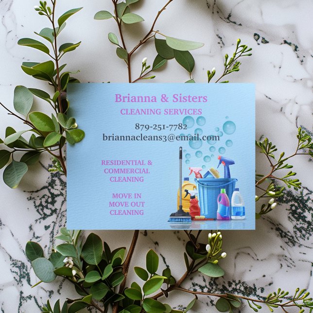 Modelo de Panfleto de Serviços de Limpeza Profissi (Criador carregado)