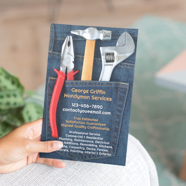 Modelo de Panfleto de Serviços de Prestador de Ser (Criador carregado)