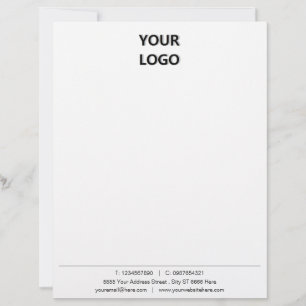 Modelo de Papel Timbrado de Empresa Personalizado
