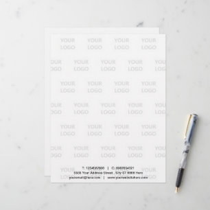 Modelo de Papel Timbrado Personalizado para Empres