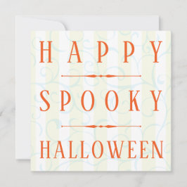 Modelo de Placa de Halloween Feliz Spooky