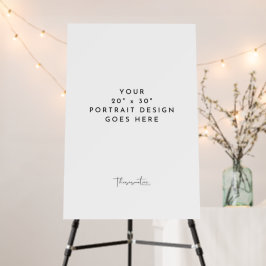 Modelo de placa de núcleo de espuma 20x30"