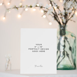 Modelo de placa de núcleo de espuma 8x10"