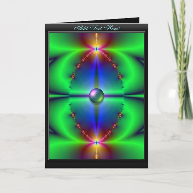 Modelo de placa de saudação por Mascarada Celestia (Frente)