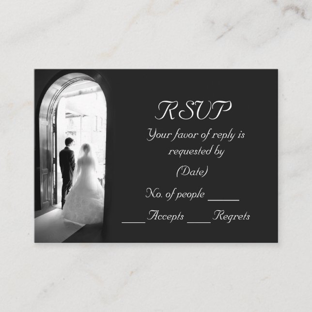 Modelo de placa RSVP (Frente)
