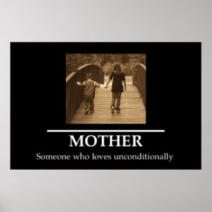 Modelo de Poster de fotografia definição da mãe