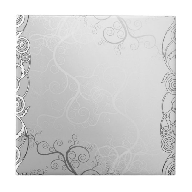 Modelo de prata simples minimalista - personalizar (Frente)