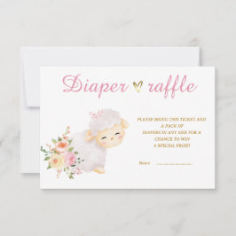 modelo de rifa de fralda de cordeiro para impressã