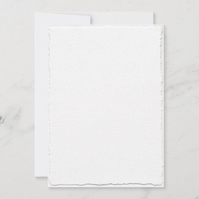 Modelo de Save the Date com borda de corte simples (Frente)