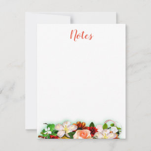 Modelo de Script Floral Calligrafado com Aquarela