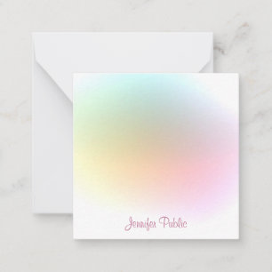 Modelo de Tendência Colorida de Script Calligrafad