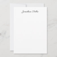 Modelo de Texto de Script Manuscrito Personalizado